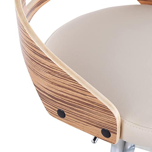 Chrome Adjustable Swivel Bar Stool F13740