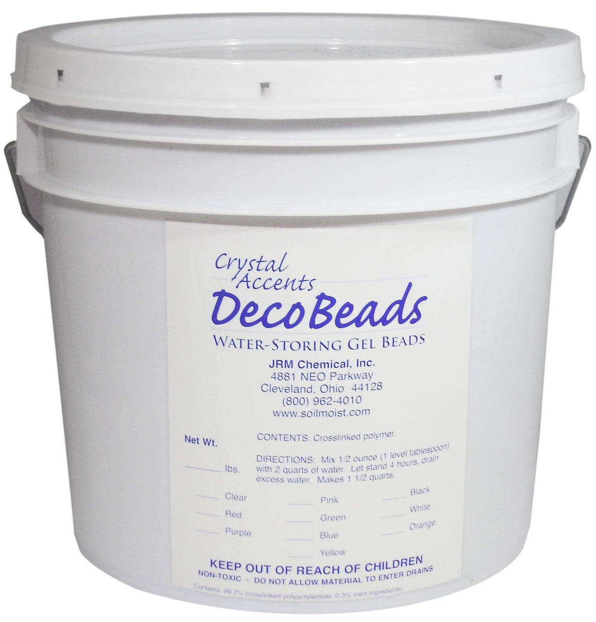 Turquoise Deco Beads 5 lb Pail I74670
