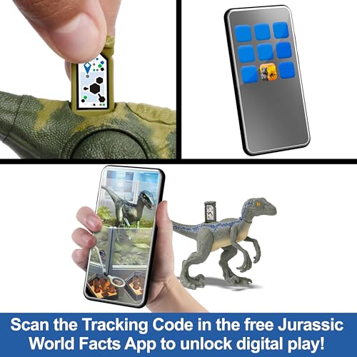 Camouflage 'n Battle Dinosaur Toy, Indominus Rex Figure with Lights, Sounds & Motion Z487669