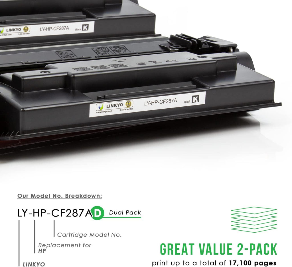 Compatible Toner Cartridge Replacement (Black, 2-Pack) K901