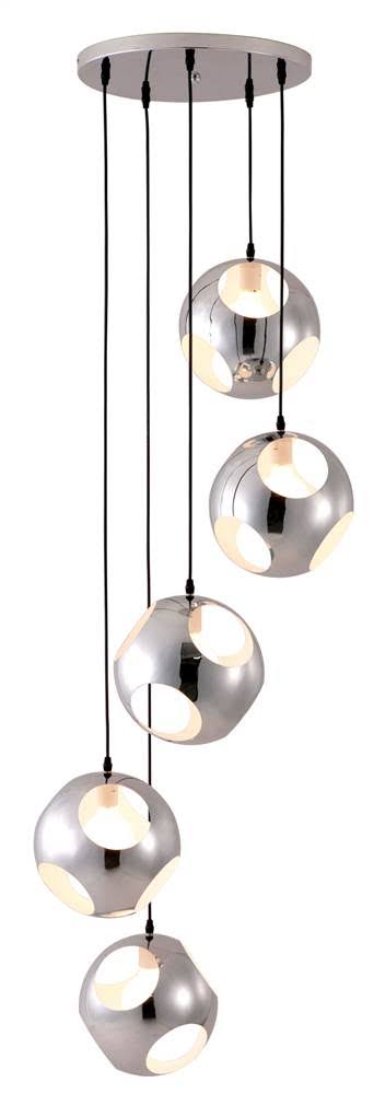Chrome Meteor Shower Ceiling Lamp I48473