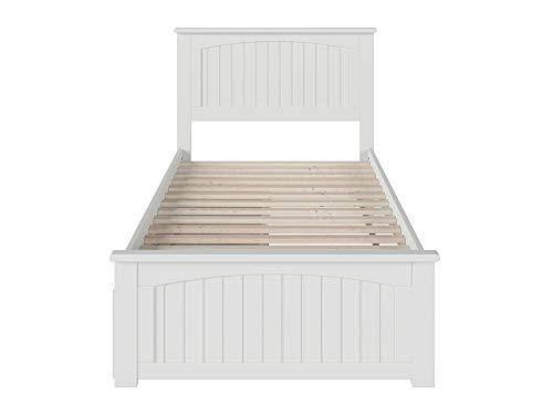 White Twin Bed with Matching Foot Board Y162378