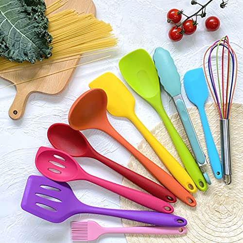 10Pcs Silicone Kitchen Utensil Set X2619