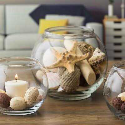 Glass Bubble Bowl 3.5 I63983