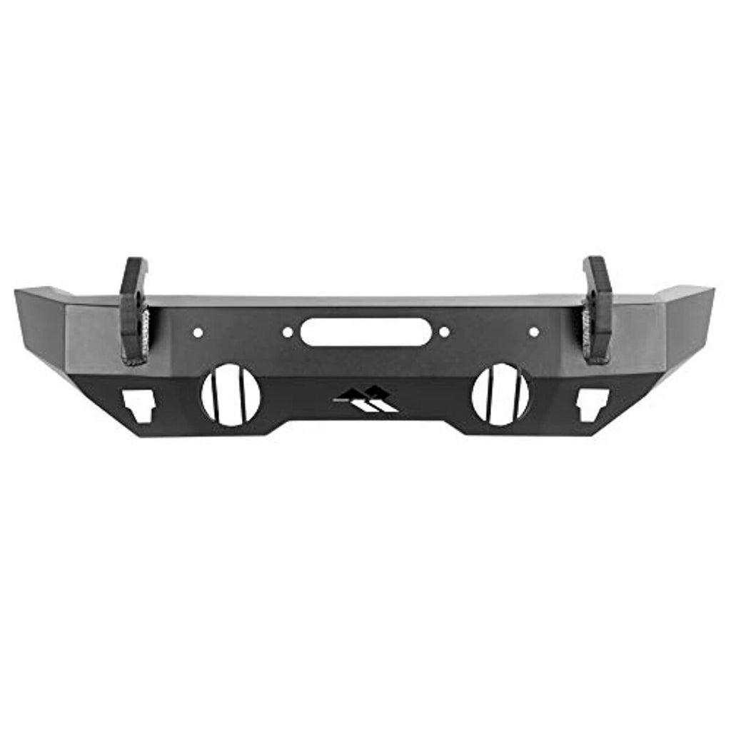 Textured Black Steel Stubby Front HD Bumper C68903