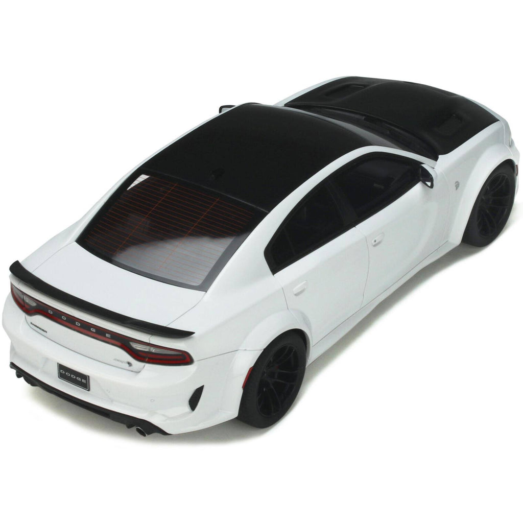 White 1/18 Dodge Charger SRT J44354