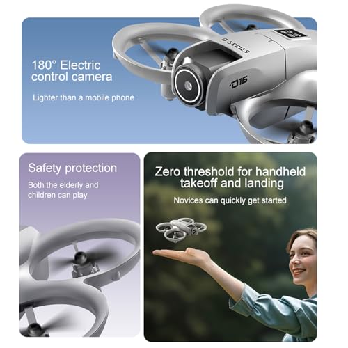 Black Mini HD FPV Drone with Camera 1080P, 2 Batteries G89241