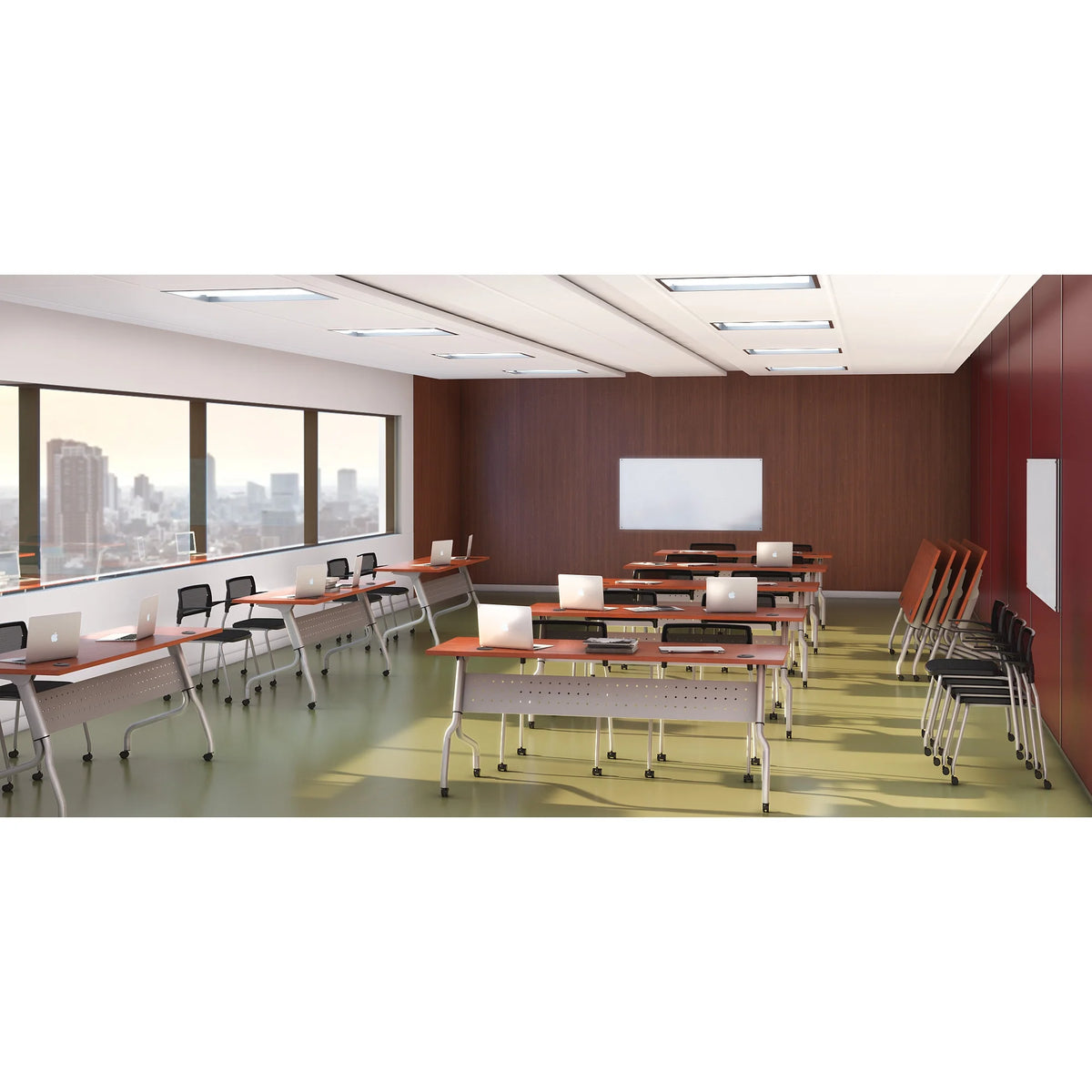 Cherry Flip Top Training Table R523