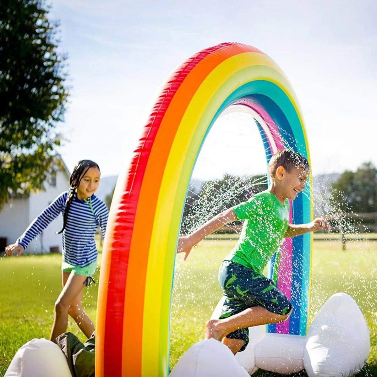 1Pc Children Inflatable Water Toy Lawn Game Prop E153996