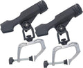 Fishing Rod Holders for Boat Canoe Folding Holder with 360 Degree Adjustable Large Clamp Opening - 2 Pack H713711