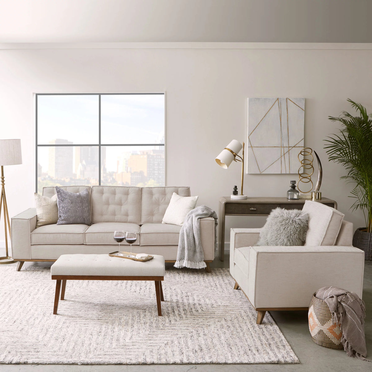 Upholstered Sofa T4349