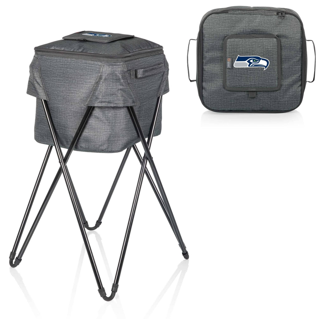 Gray Camping Cooler with Stand V49335