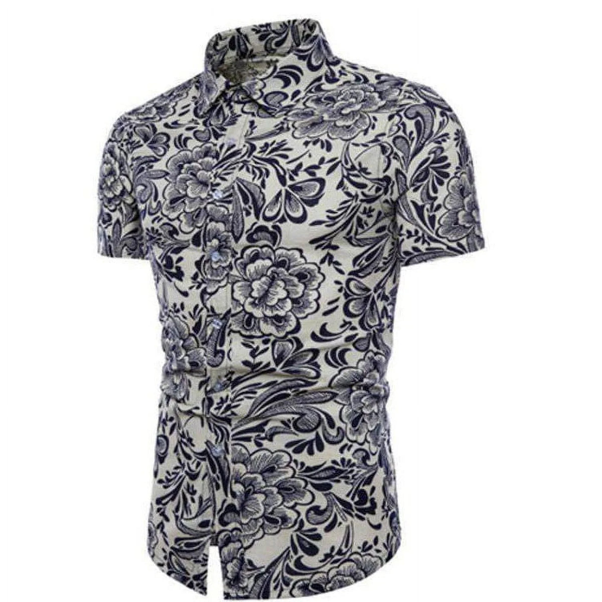 Floral Hawaiian Shirt and Shorts 2 Piece Set D713048