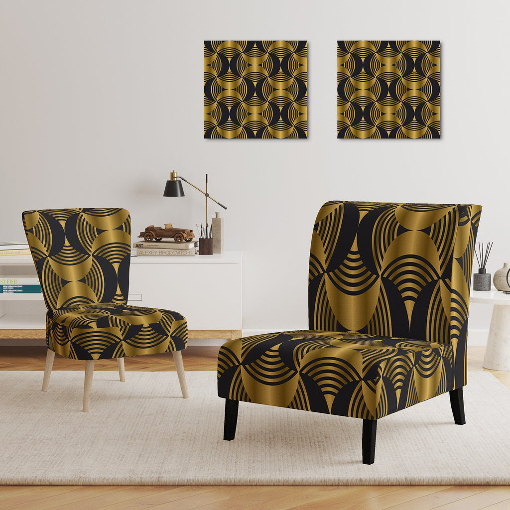 Upholstered Mid-Century Accent Chair U219