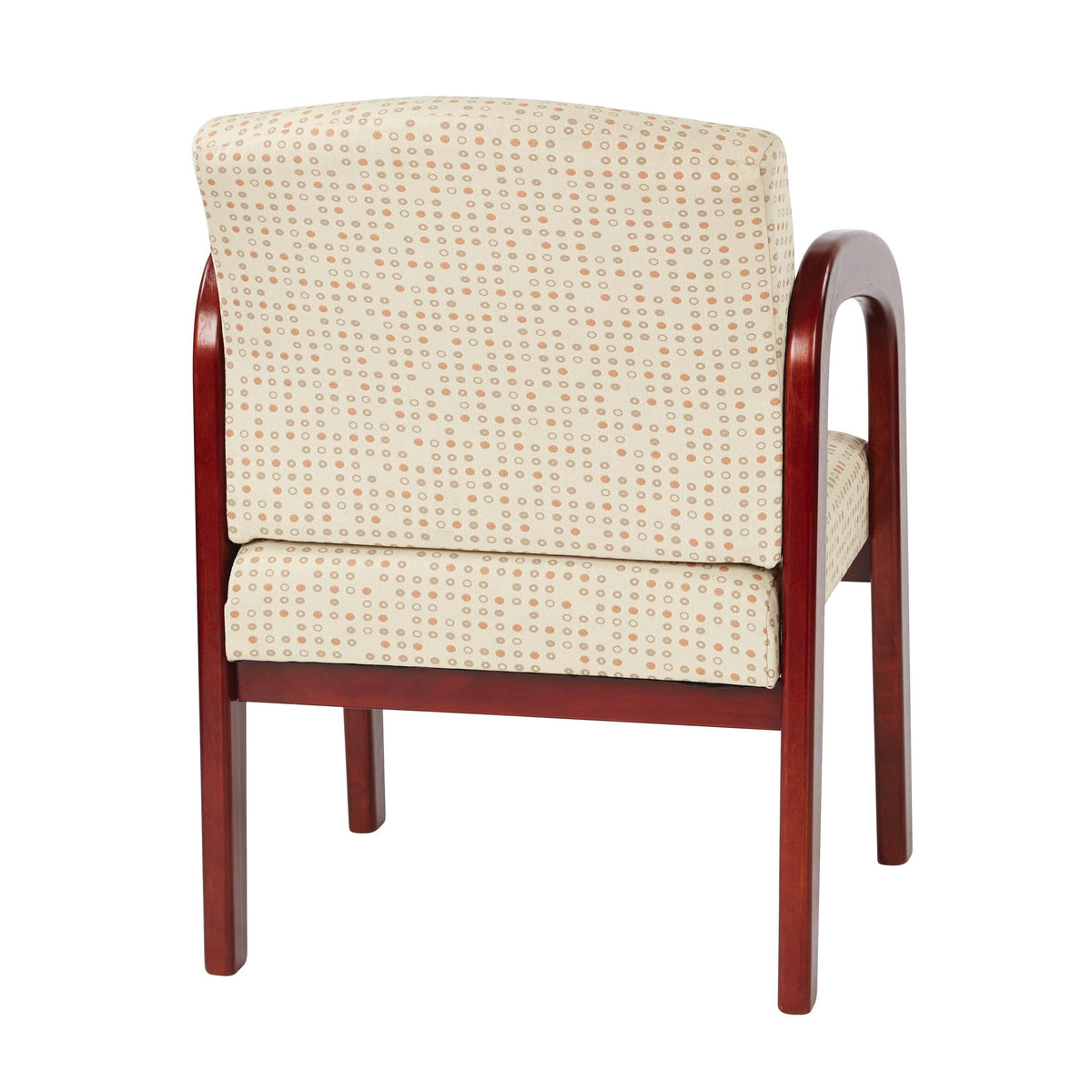 Cherry Finish Wood Visitor Chair Q4363