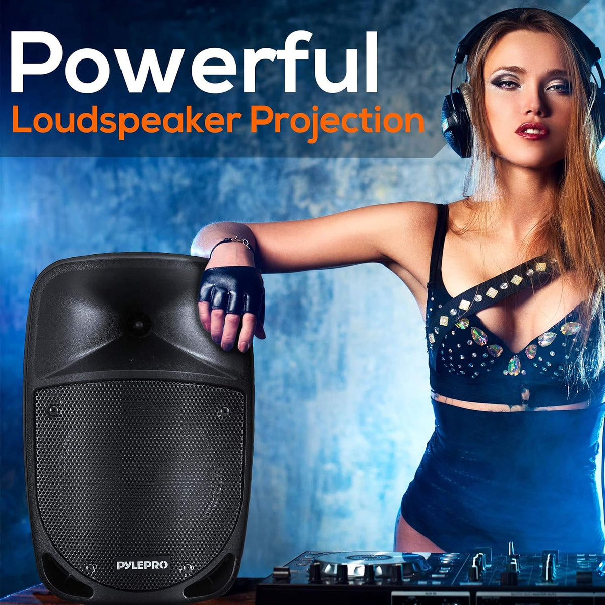 1000W Portable Bluetooth PA Speaker with UHF Wireless Microphone U413262