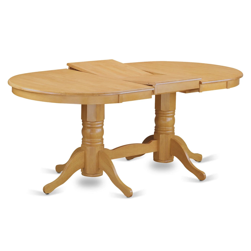7 Piece Oak Wood Dining Set P1328