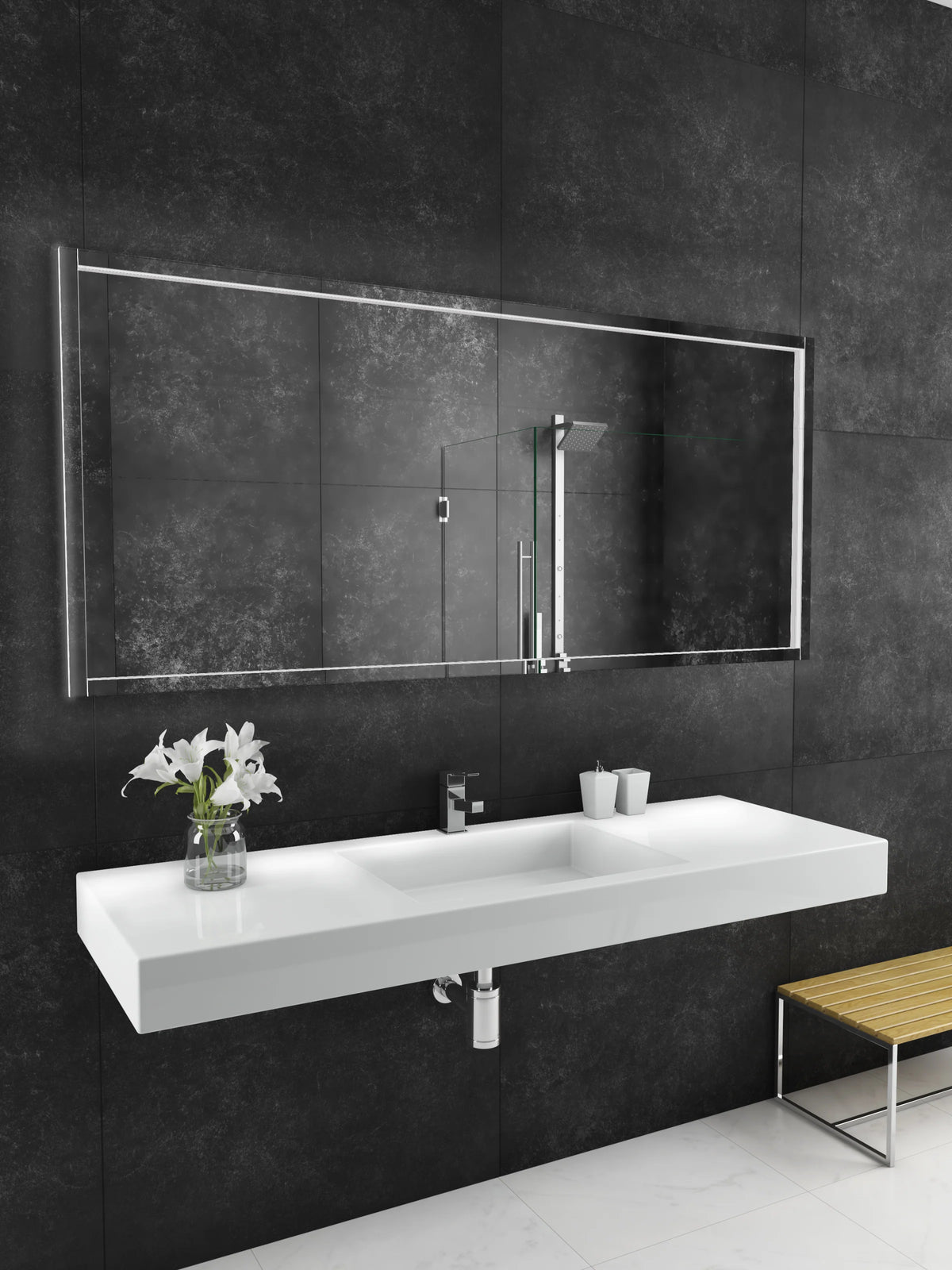 70 x 32 LED Lighted Mirror 6000K U17656