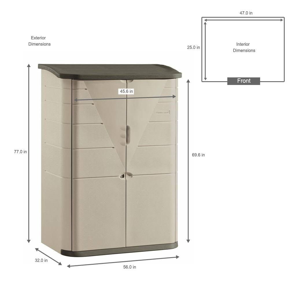 Large Vertical Storage Shed J866099