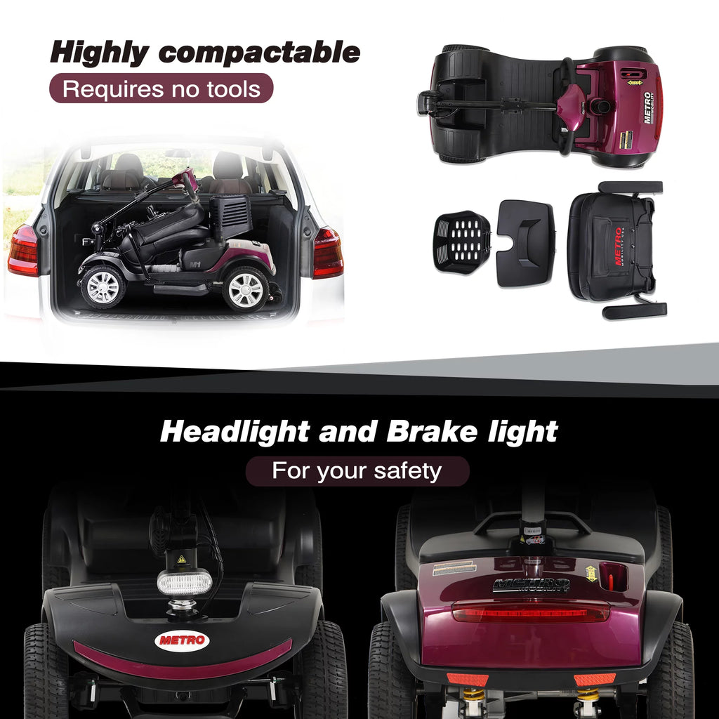 Folding 4 Wheel Scooter W16324