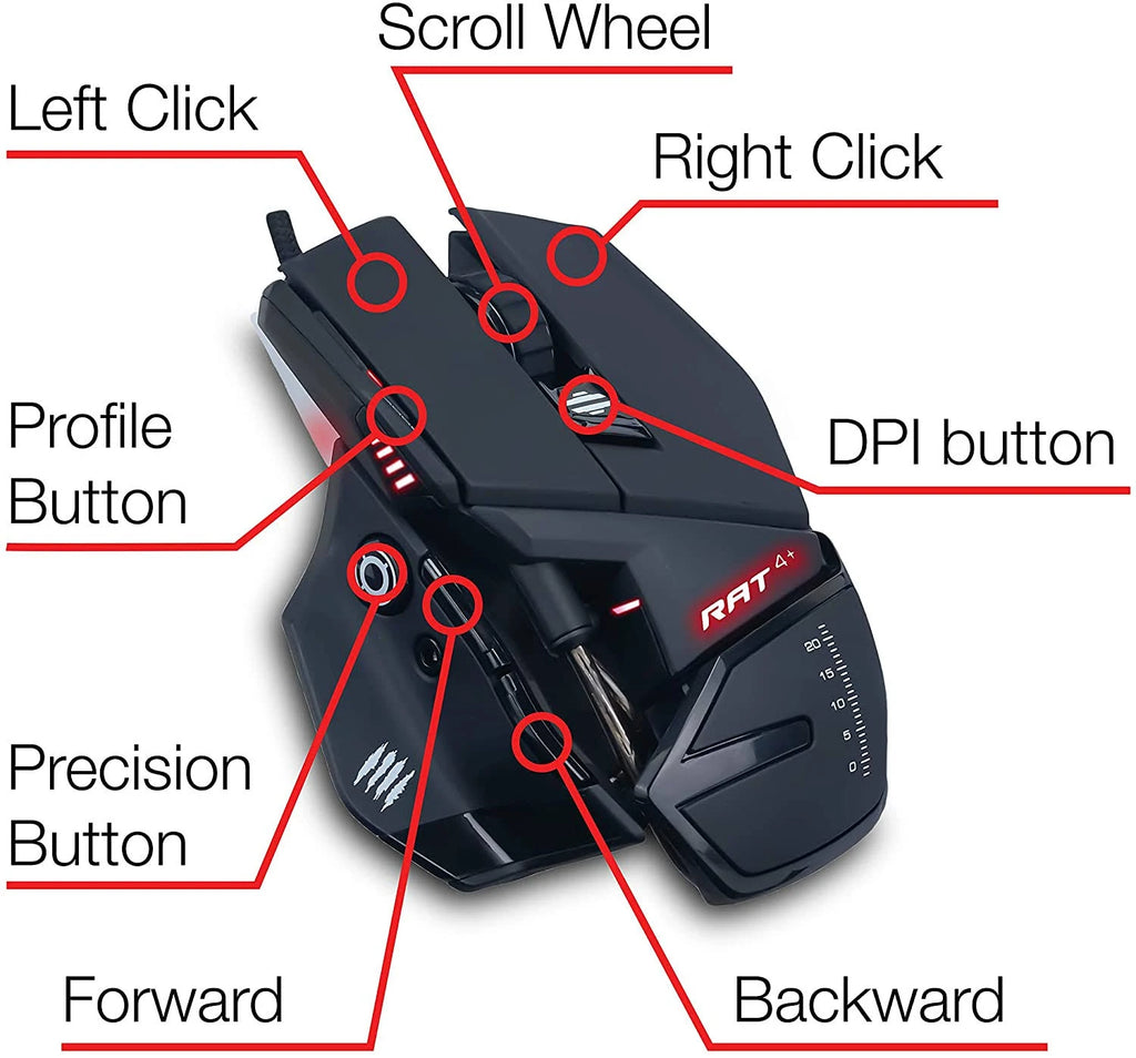 Black Optical Gaming Mouse O9306