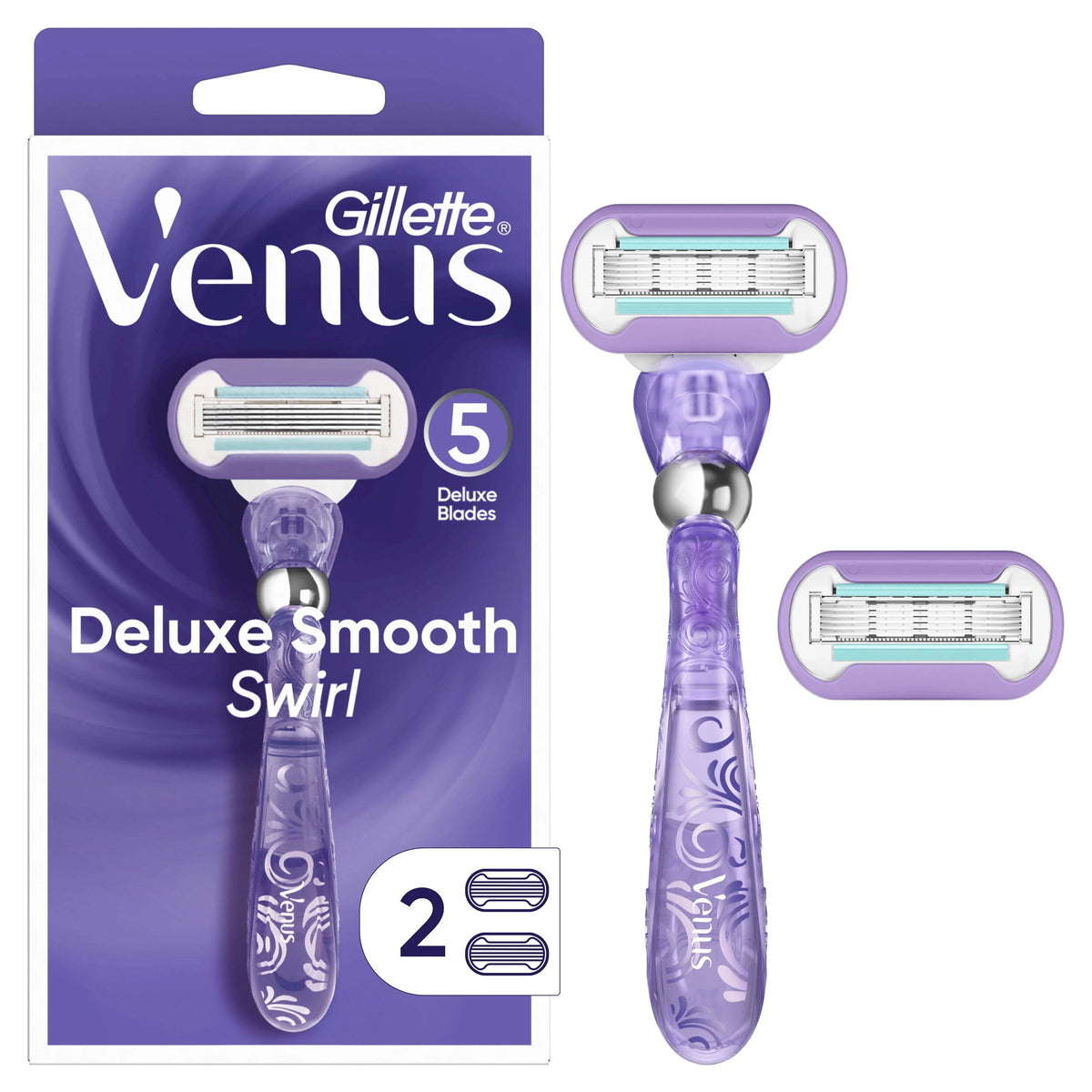 Women's Razor Handle with 2 Blade Refills Y638
