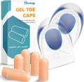 2 Pack Gel Silicone Heel Cups and Toe Protectors S4579