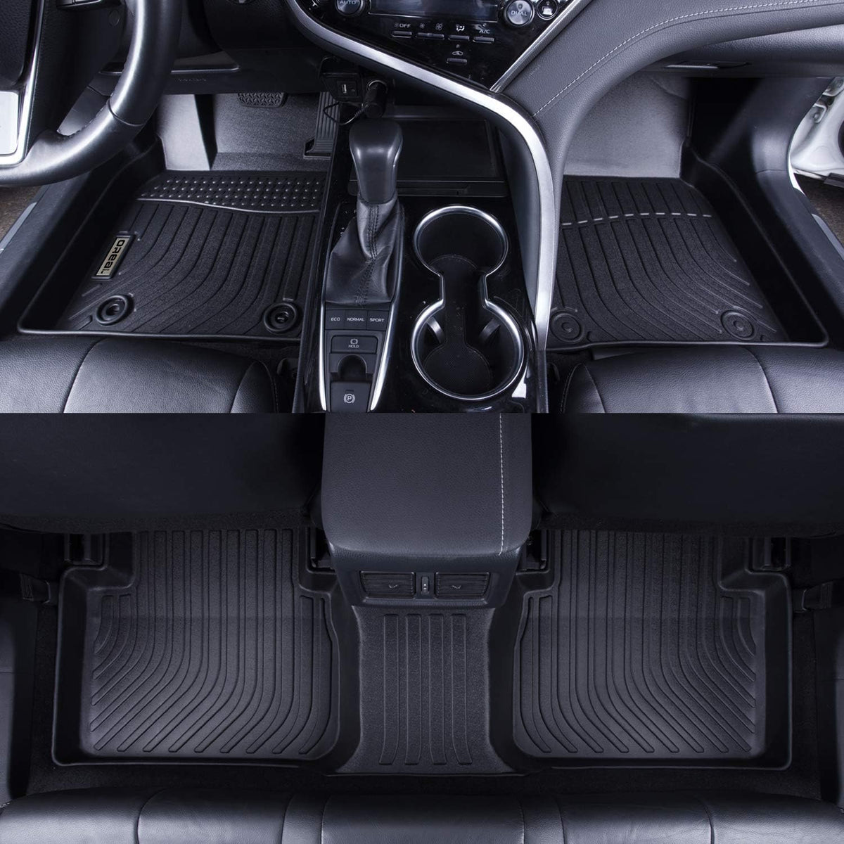 Black Floor Mats Liners for GV80 5 Seats 2021 2022 Heavy Duty All Weather Guard Front Rear Auto Carpet O46990