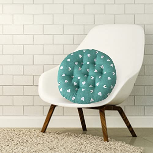 16 Inch Tufted Memory Foam Round Chair Cushions M9671