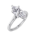 Moissanite Marquise Cut Solitaire Engagement Ring R5941