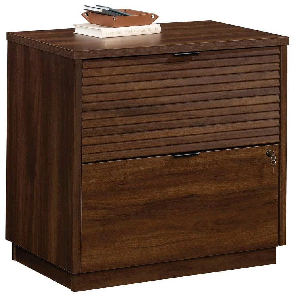 60" Credenza Desk & 2-Drawer Lateral File Cabinet A8105