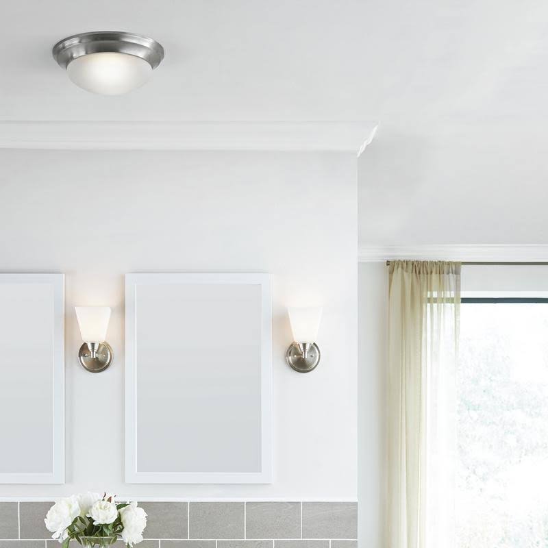 Bronze Three Light Flush Mount S27337