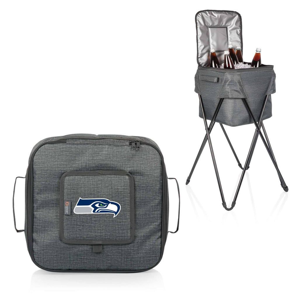 Gray Camping Cooler with Stand V49335
