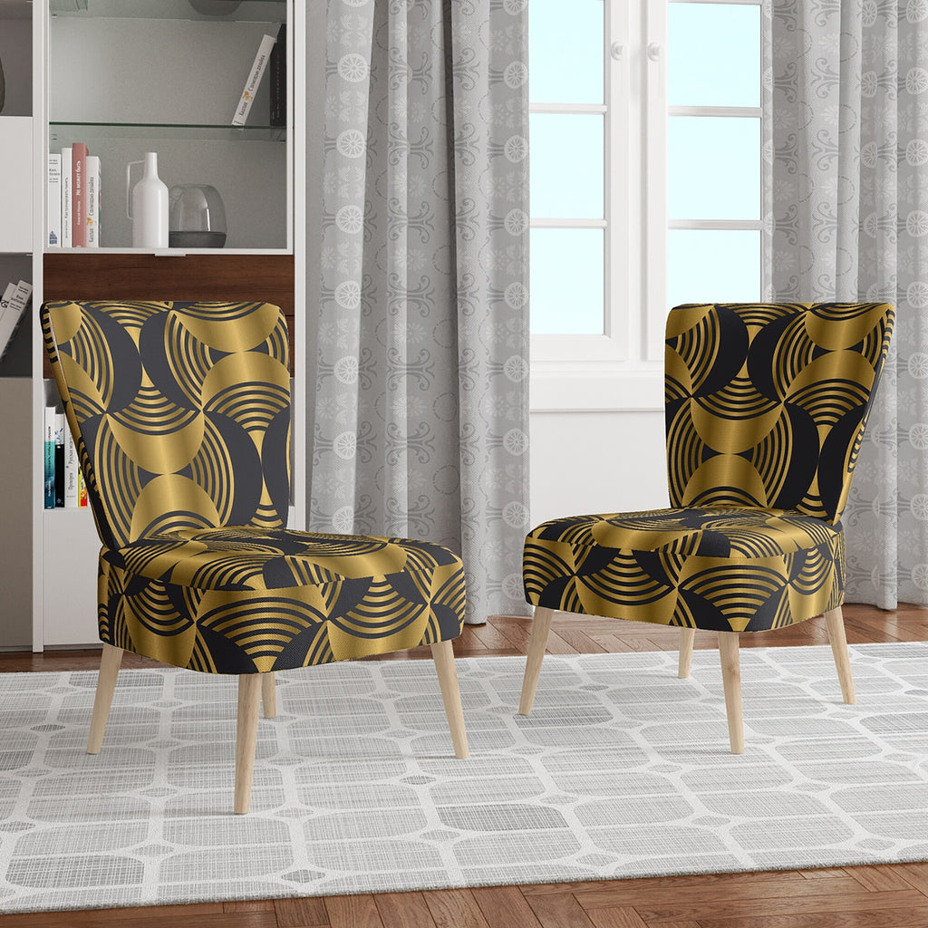 Upholstered Mid-Century Accent Chair U219