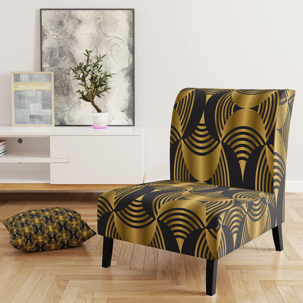 Upholstered Mid-Century Accent Chair U219