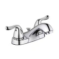 4 in. Centerset Double-Handle Low-Arc Bathroom Faucet in Polished Chrome S917