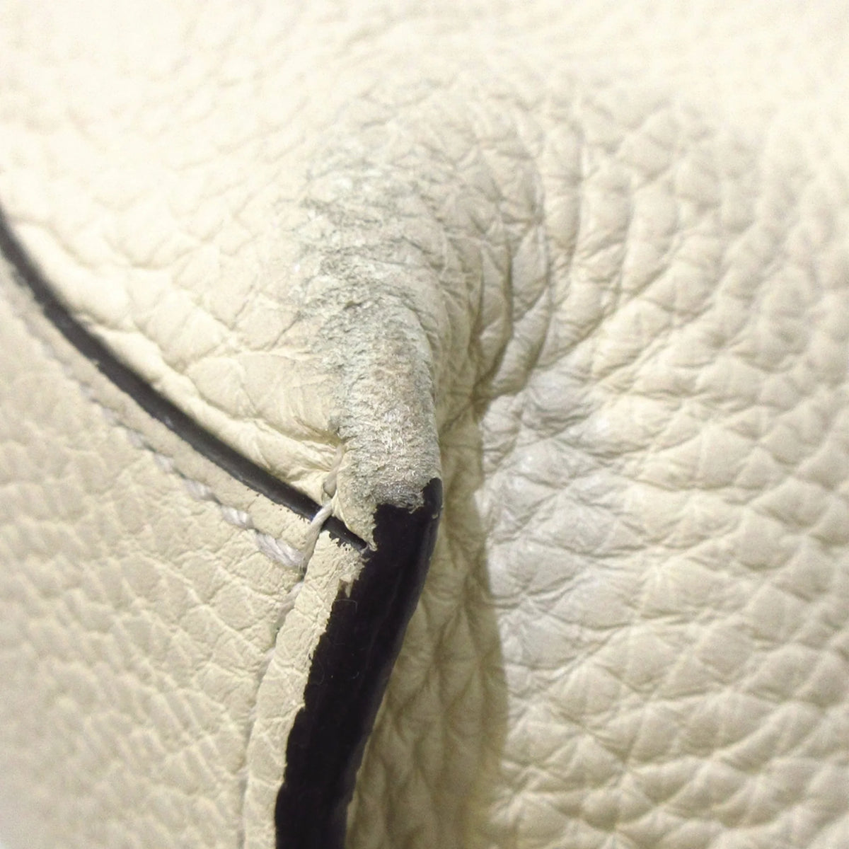 White Calf Leather Satchel S420623