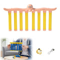 Reflective Drop Stick Challenge Game, Hand Eye Coordination Reflex Training Toy, 3 Adjustable Speed Modes, Yellow S33470