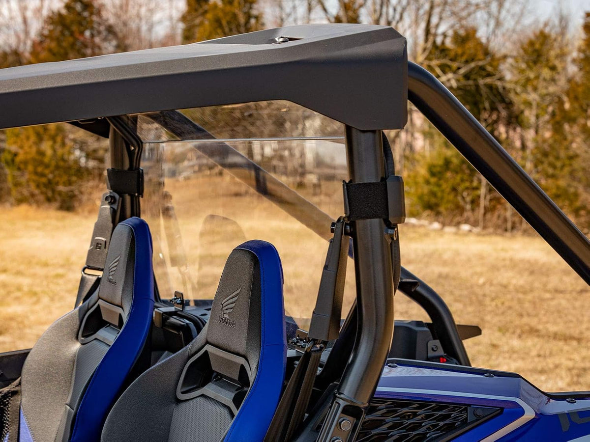 Rear Windshield for Honda Talon 1000X / 1000R (2-seat model only), 1/4 Thick Dark Tint Polycarbonate Q331907