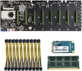 Miner Motherboard with 8GB RAM, 128G MSATA SSD, 8 GPU Slot L2597