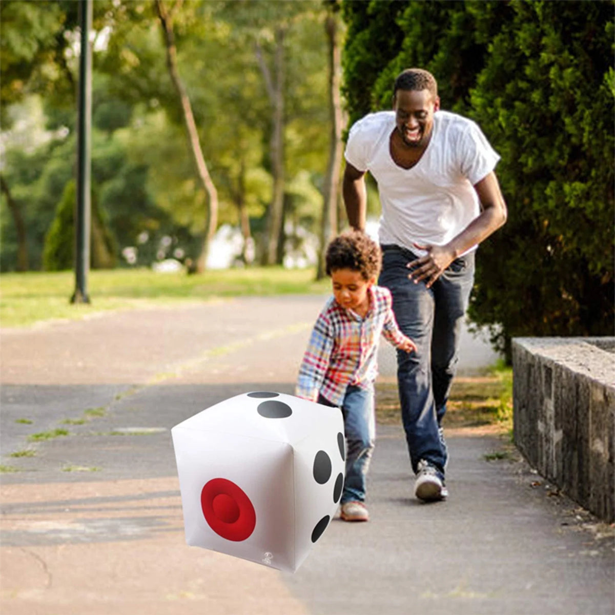 Inflatable Dice Set 13 Inch Outdoor Game Decorations N85074