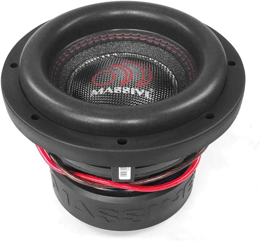 8 Inch 900 Watt RMS Dual 4 Ohm Car Audio Subwoofer T4911