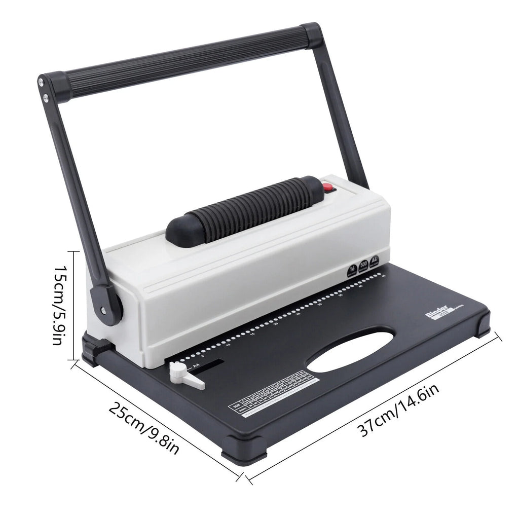 46 Holes Manual Coil Binding Machine with Electric Coil Inserter G544