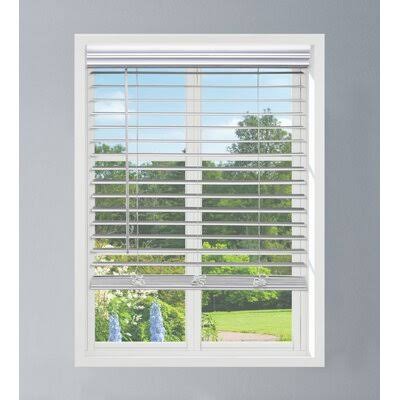 Cordless Faux Wood Blinds, 34W x 60L G321788