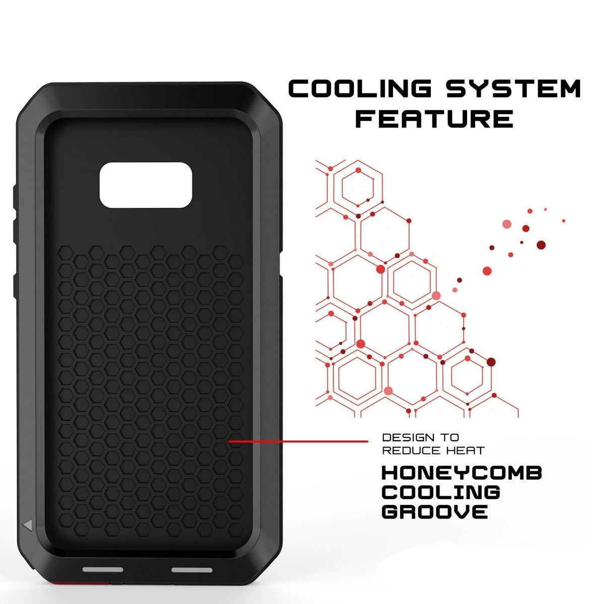 Silver Heavy Duty Aluminum Metal Case for Samsung Galaxy S21 Plus A63978