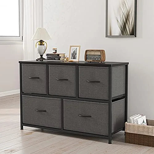 Brown 5 Drawer Dresser H84212