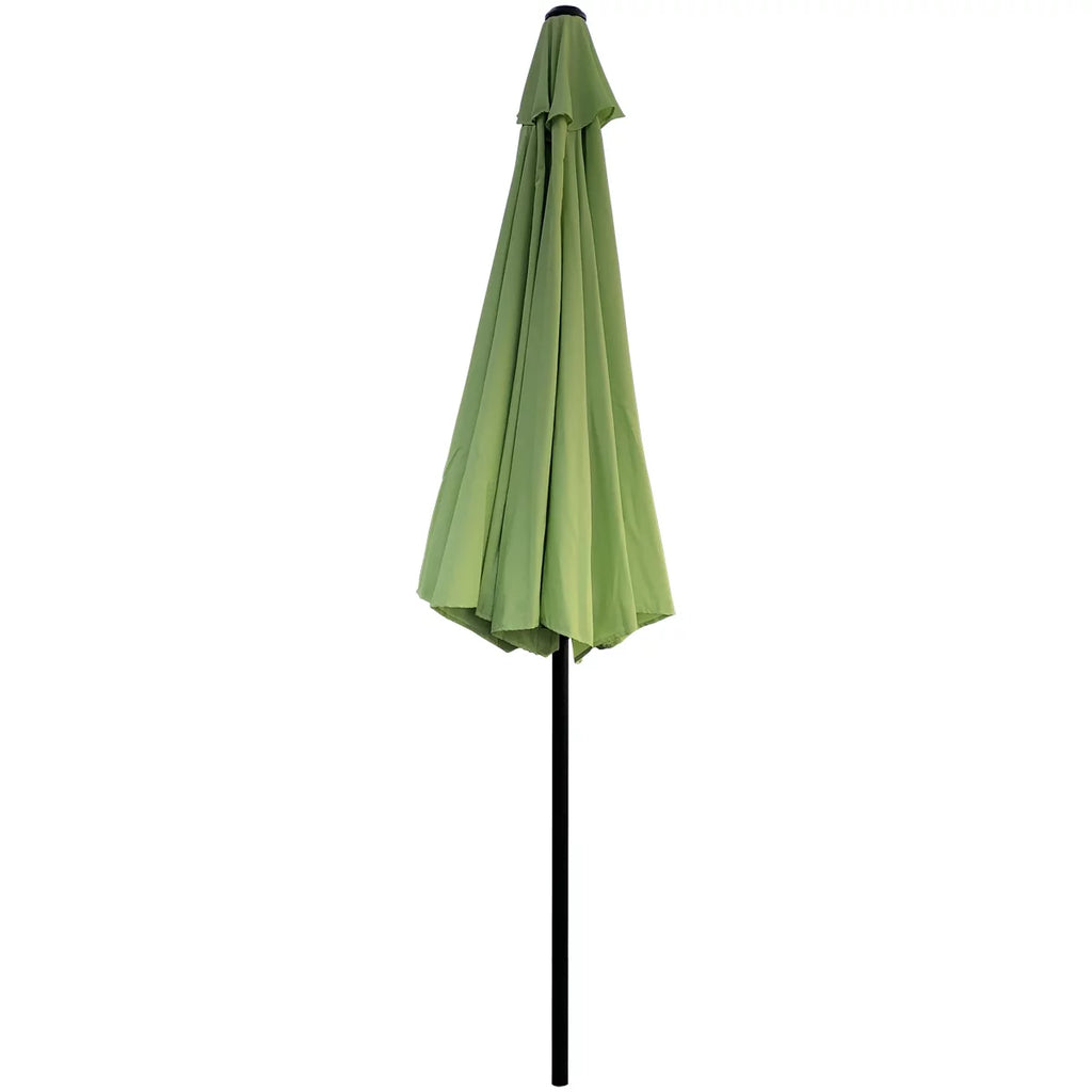 9ft Patio Umbrella with Crank and Tilt Red O50901