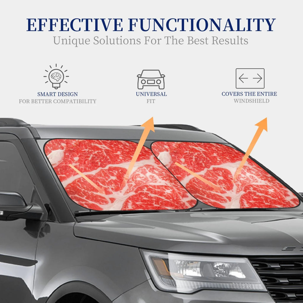2 Piece Foldable Car Sun Shade Windshield H769997