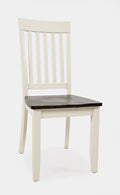 Autumn Brown White Dining Chair Set of 2 O710