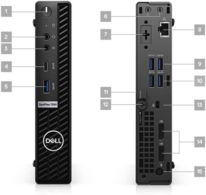 Micro Tower Desktop Core i7 16GB RAM 512GB SSD X95032